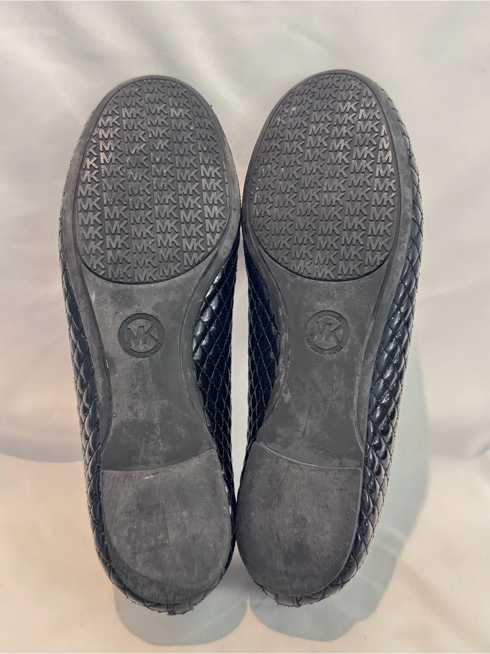 MICHAEL Michael Kors Black Melody Quilted Ballet Flats Sz 7M PW15E - Picture 7 of 7